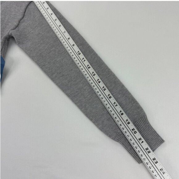 Life is Good I WOOF YOU Gray Knit Sweater NWT Crewneck Dog Pet Lover Gift Preppy - Picture 12 of 12